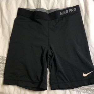 Nike pro spandex shorts